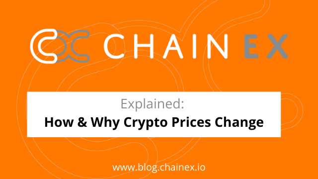 what causes crypto price to change