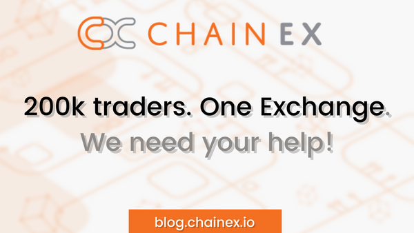 One exchange. 200k traders. We need your help!