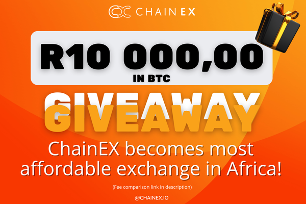 New ChainEX Fees & R10K BTC Giveaway!